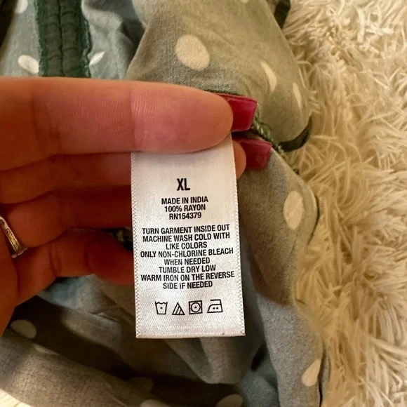 Aeropostale Green polka dot dress - Picture 10 of 10